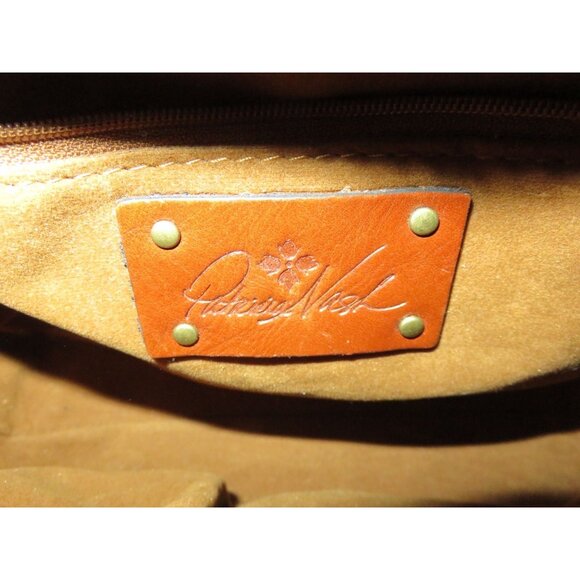 Patricia Nash Heritage Collection Leather Crossbody & Bernini Wallet Set Cognac - Picture 12 of 14